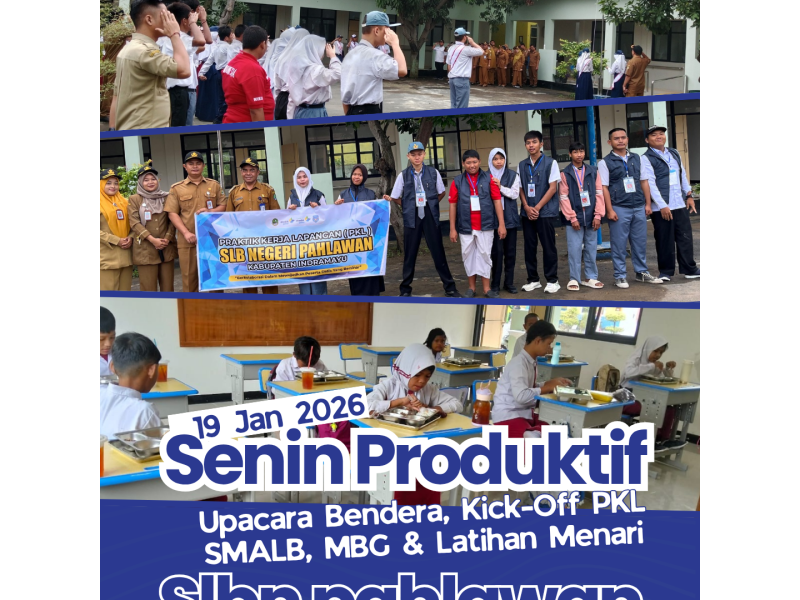 Upacara hingga Pelepasan Siswa PKL ke Pengadilan Negeri Indrmayu