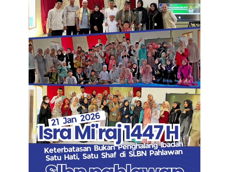 Peringati Isra Miraj 1447 H di SLB Negeri Pahlawan