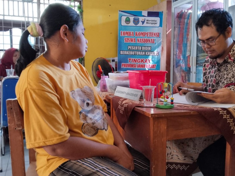 Kegiatan Asesmen Calon Peserta Didik Hari Keempat di SLBN Pahlawan